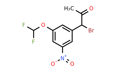 1804186-83-1 | 1-Bromo-1-(3-(difluoromethoxy)-5-nitrophenyl)propan-2-one
