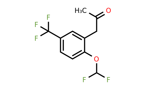 1804187-21-0 | 1-(2-(Difluoromethoxy)-5-(trifluoromethyl)phenyl)propan-2-one