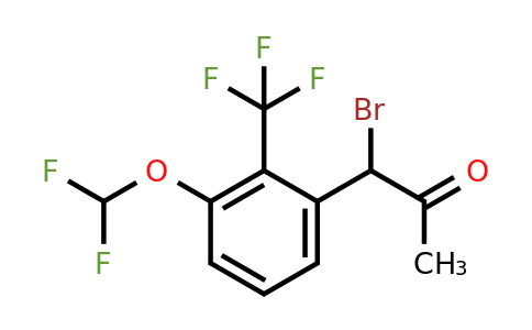 1804187-28-7 | 1-Bromo-1-(3-(difluoromethoxy)-2-(trifluoromethyl)phenyl)propan-2-one