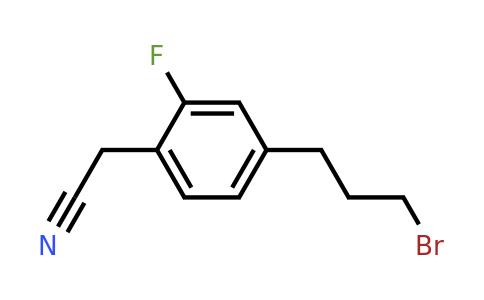 1804187-73-2 | 4-(3-Bromopropyl)-2-fluorophenylacetonitrile