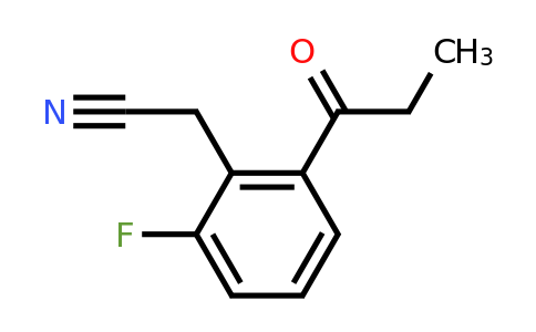 1804187-86-7 | 2-Fluoro-6-propionylphenylacetonitrile