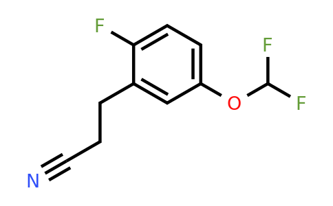 1804188-29-1 | 5-(Difluoromethoxy)-2-fluorophenylpropanenitrile