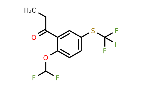 1804188-64-4 | 1-(2-(Difluoromethoxy)-5-(trifluoromethylthio)phenyl)propan-1-one