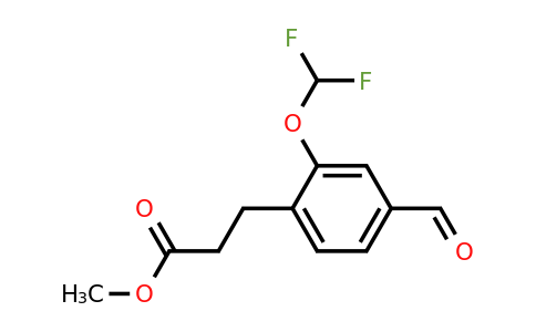 1804189-01-2 | Methyl 2-(difluoromethoxy)-4-formylphenylpropanoate