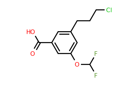 1804189-19-2 | 3-(3-Chloropropyl)-5-(difluoromethoxy)benzoic acid