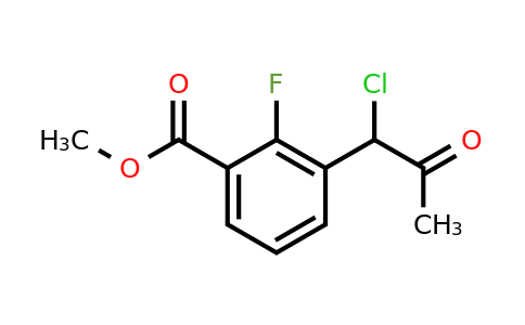 1804189-26-1 | Methyl 3-(1-chloro-2-oxopropyl)-2-fluorobenzoate