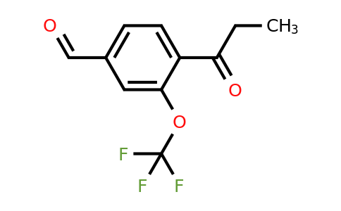 1804189-79-4 | 4-Propionyl-3-(trifluoromethoxy)benzaldehyde