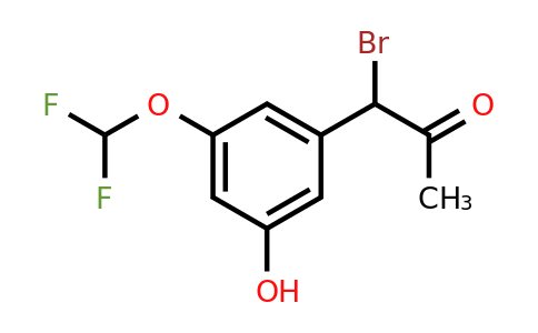 1804189-87-4 | 1-Bromo-1-(3-(difluoromethoxy)-5-hydroxyphenyl)propan-2-one