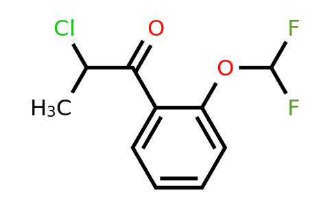 1804189-91-0 | 2-Chloro-1-(2-(difluoromethoxy)phenyl)propan-1-one