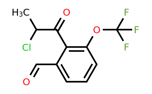 1804189-92-1 | 2-(2-Chloropropanoyl)-3-(trifluoromethoxy)benzaldehyde