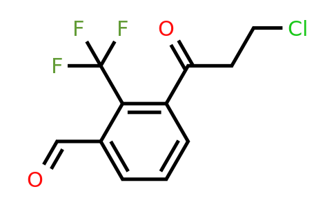 1804190-13-3 | 3-(3-Chloropropanoyl)-2-(trifluoromethyl)benzaldehyde