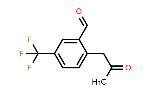 1804190-21-3 | 2-(2-Oxopropyl)-5-(trifluoromethyl)benzaldehyde