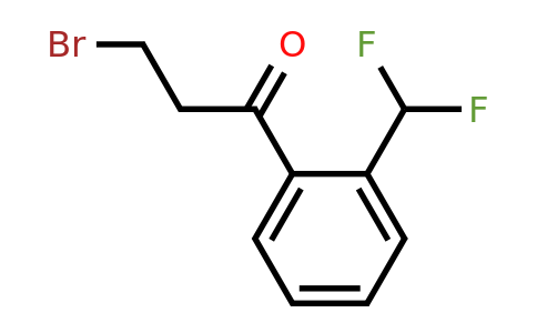 1804190-24-6 | 3-Bromo-1-(2-(difluoromethyl)phenyl)propan-1-one
