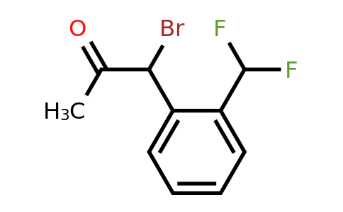 1804190-28-0 | 1-Bromo-1-(2-(difluoromethyl)phenyl)propan-2-one