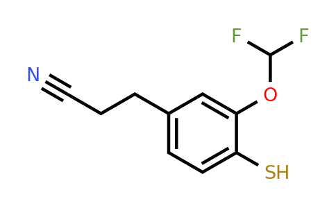 1804190-34-8 | 3-(Difluoromethoxy)-4-mercaptophenylpropanenitrile