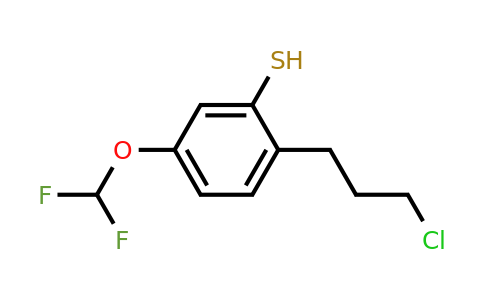 1804190-39-3 | 2-(3-Chloropropyl)-5-(difluoromethoxy)thiophenol