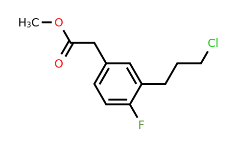1804190-60-0 | Methyl 3-(3-chloropropyl)-4-fluorophenylacetate