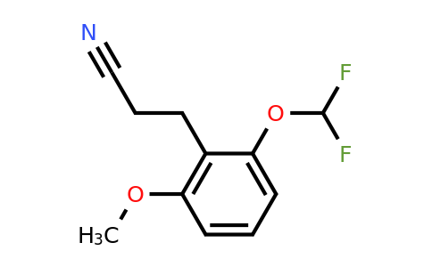 1804190-90-6 | 2-(Difluoromethoxy)-6-methoxyphenylpropanenitrile
