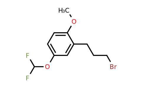 1804190-95-1 | 2-(3-Bromopropyl)-4-(difluoromethoxy)anisole
