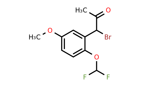 1804191-05-6 | 1-Bromo-1-(2-(difluoromethoxy)-5-methoxyphenyl)propan-2-one