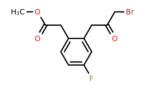 1804191-17-0 | Methyl 2-(3-bromo-2-oxopropyl)-4-fluorophenylacetate