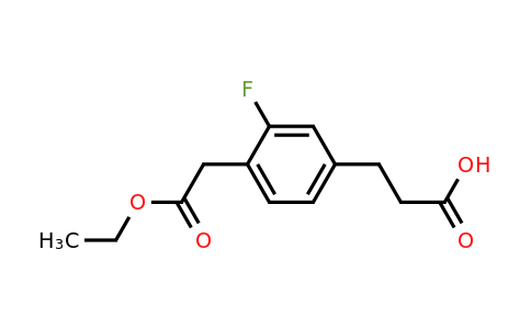 1804191-26-1 | Ethyl 4-(2-carboxyethyl)-2-fluorophenylacetate