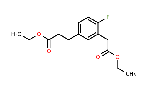 1804191-33-0 | Ethyl 5-(3-ethoxy-3-oxopropyl)-2-fluorophenylacetate
