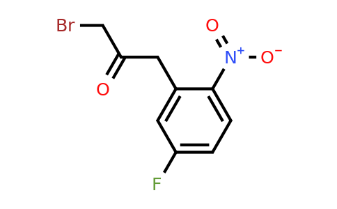 1804191-89-6 | 1-Bromo-3-(5-fluoro-2-nitrophenyl)propan-2-one