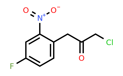 1804192-53-7 | 1-Chloro-3-(4-fluoro-2-nitrophenyl)propan-2-one