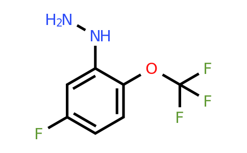 1804192-60-6 | 1-(5-Fluoro-2-(trifluoromethoxy)phenyl)hydrazine