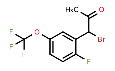 1804192-80-0 | 1-Bromo-1-(2-fluoro-5-(trifluoromethoxy)phenyl)propan-2-one