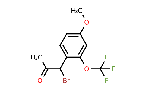 1804193-01-8 | 4-(1-Bromo-2-oxopropyl)-3-(trifluoromethoxy)anisole