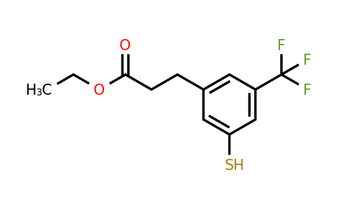 1804193-23-4 | Ethyl 3-(3-mercapto-5-(trifluoromethyl)phenyl)propanoate