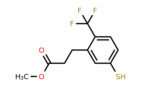 Methyl 3-(5-mercapto-2-(trifluoromethyl)phenyl)propanoate