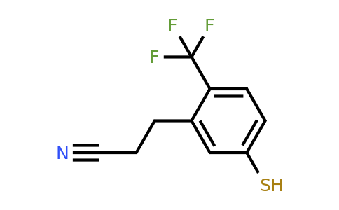 1804193-37-0 | 3-(5-Mercapto-2-(trifluoromethyl)phenyl)propanenitrile