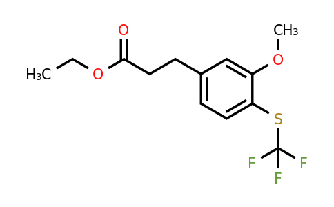 1804193-46-1 | Ethyl 3-(3-methoxy-4-(trifluoromethylthio)phenyl)propanoate