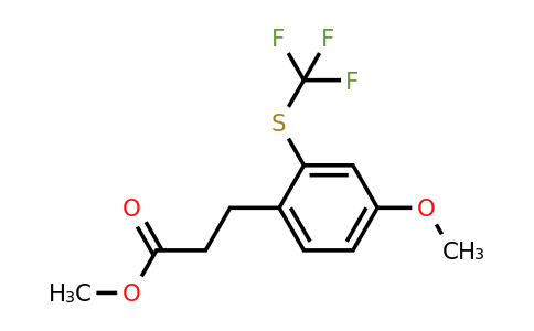 1804193-54-1 | Methyl 3-(4-methoxy-2-(trifluoromethylthio)phenyl)propanoate