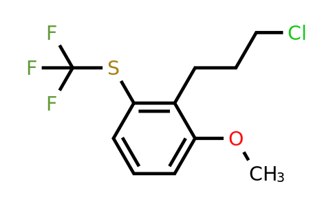 1804193-62-1 | 2-(3-Chloropropyl)-3-(trifluoromethylthio)anisole