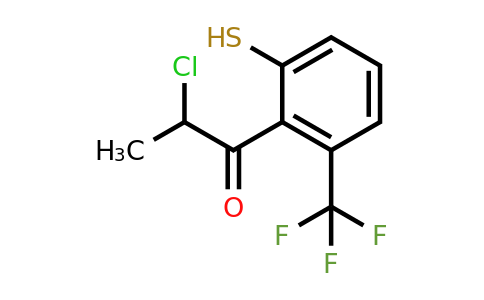 1804193-63-2 | 2-(2-Chloropropanoyl)-3-(trifluoromethyl)thiophenol