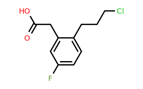 1804193-66-5 | 2-(3-Chloropropyl)-5-fluorophenylacetic acid