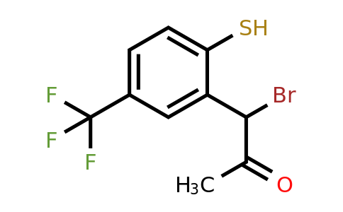 1804193-67-6 | 2-(1-Bromo-2-oxopropyl)-4-(trifluoromethyl)thiophenol