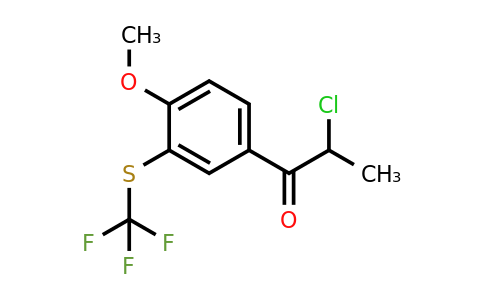 1804193-96-1 | 4-(2-Chloropropanoyl)-2-(trifluoromethylthio)anisole