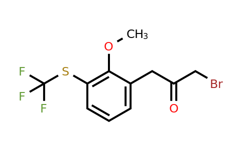 1804194-14-6 | 2-(3-Bromo-2-oxopropyl)-6-(trifluoromethylthio)anisole