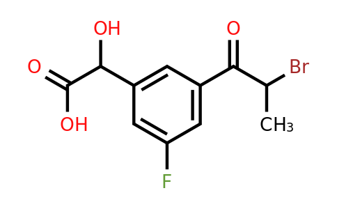 1804194-19-1 | 3-(2-Bromopropanoyl)-5-fluoromandelic acid