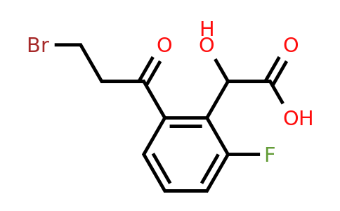 1804194-22-6 | 2-(3-Bromopropanoyl)-6-fluoromandelic acid