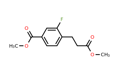 1804194-70-4 | Methyl 3-fluoro-4-(3-methoxy-3-oxopropyl)benzoate