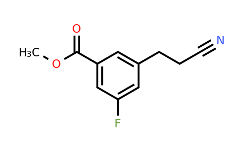 1804194-73-7 | Methyl 3-(2-cyanoethyl)-5-fluorobenzoate