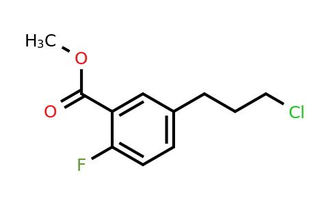 1804194-81-7 | Methyl 5-(3-chloropropyl)-2-fluorobenzoate