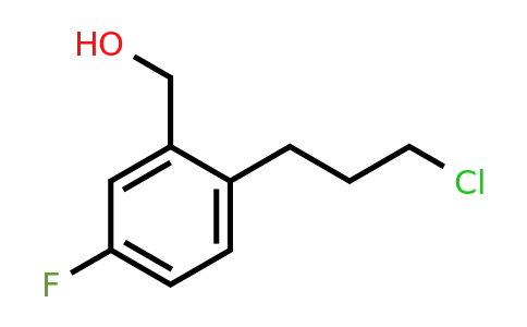 1804195-03-6 | 2-(3-Chloropropyl)-5-fluorobenzylalcohol