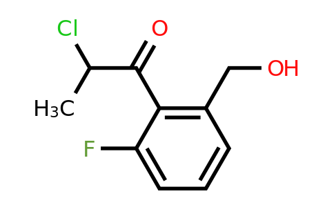 1804195-10-5 | 2-Chloro-1-(2-fluoro-6-(hydroxymethyl)phenyl)propan-1-one